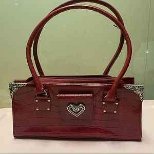 Cute red leather pure